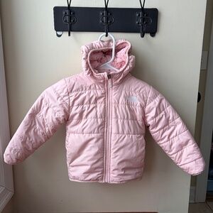 The North Face Reversible Fleece Lined Pink Jacket
